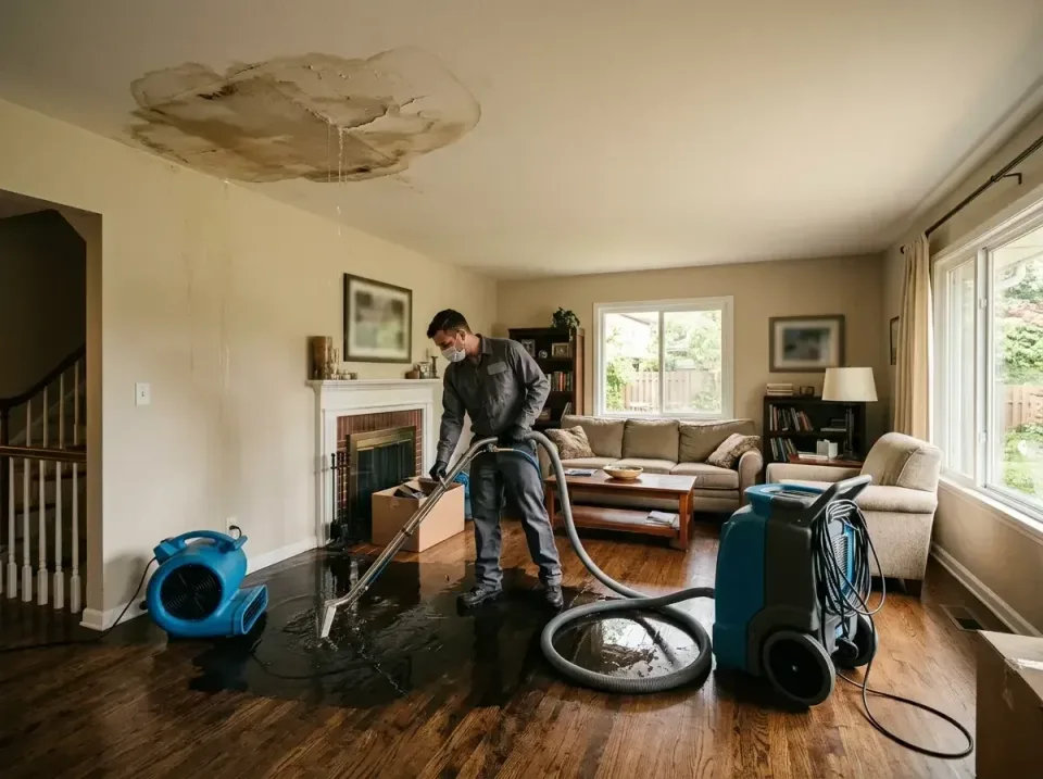 attic-pipe-burst-ceiling-drip-008 — frequently asked questions, Water Damage Restoration & Carpet Care in Norcross, GA